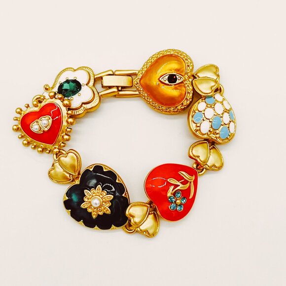 Elysian Baroque Heart Bracelet - Picture 1 of 6